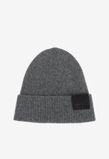 Ribbed Cashmere Beanie