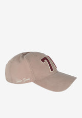 Golden Goose DB 78 Patch Distressed Baseball Cap Beige GUP02696P002507_55164