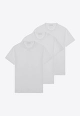 Prada Basic Slim T-shirts - Set of 3 White UJM49211CD/T_PRADA-F0009