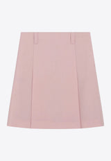 Miu Miu Mohair Blend Mini Skirt Pink MG2758OOO12I1/T_MIU-F0924