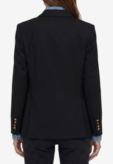 Golden Goose DB Double-Breasted Buttoned Blazer Black GWP00829-P001521-90100
