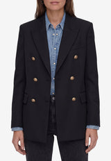 Golden Goose DB Double-Breasted Buttoned Blazer Black GWP00829-P001521-90100