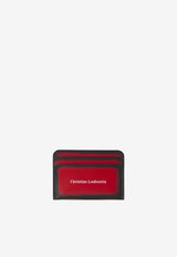Christian Louboutin Canopy Calfskin Cardholder Red 3265109--R251