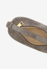 Tod's Metal Dots Suede Shoulder Bag Taupe XBWGMTE0100OCOC823_Beige_70013907