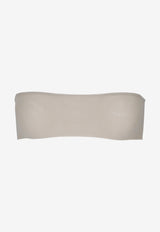 Rick Owens Semi-Sheer Bandeau Top White RO01F6148TUS_08