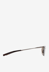 Saint Laurent Oval-Frame Sunglasses Brown 862854Y9969_1210