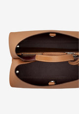 Tod's Monogram Leather Shoulder Bag Brown XBWAPAEL000QRIS410_KENIA SCURO_70014391