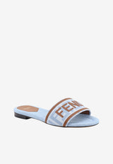 Fendi Sunshine Denim Flat Sandals Blue 8R8092AY2ZF1XIA_DENIM CIELO+SELLIER_70026587