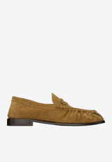 Cassandre Suede Penny loafers