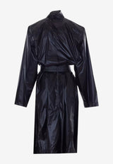 Saint Laurent Lavallière Belted Trench Coat Black 870685Y8J11_1000