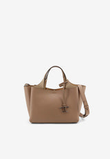 Tod's T Timeless Leather Shoulder Bag Beige XBWAPAFL100QRI4L62_Beige_70211140