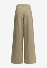 Max Mara Alamaro Casual Wide-Leg Pants Beige 2621136081600MXMALAMARO001_70fd0ff1-8abf-4b34-bff7-f0c6f1696627