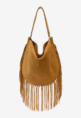 Isabel Marant Oskan Fringed Suede Shoulder Bag Brown PP0200FCC3C14M50CO_Cognac_70211173