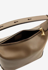 Tod's Metal Dots Leather Shoulder Bag Brown XBWGMTE0100UCTV628_Pitone_70211175
