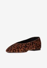 Saint Laurent Sao Leopard Print Ballet Flats Brown 8697250TOAA_2038