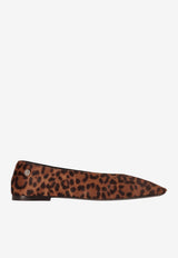 Saint Laurent Sao Leopard Print Ballet Flats Brown 8697250TOAA_2038