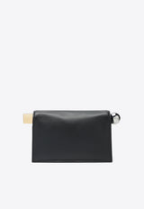 Jacquemus Rond Carré Leather Clutch Black BAW00356AC27L14/T_JACQM-990