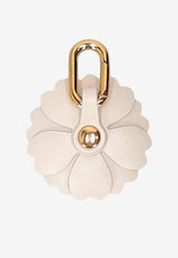 Miu Miu Micro Flower Trick Key Chain White 5ID0102FLQ_F0LKZ