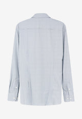 Hugo Boss Hank Buttoned Shirt Light Blue 50556692468_Blu a motivi_70211197