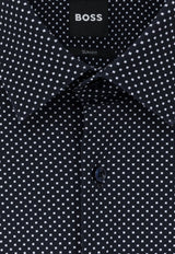 Hugo Boss Hank Buttoned Shirt Navy 50556692404_Blu scuro_70211204