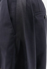 Sacai Belted Wool-Blend Pants Navy 2608431212_NAVYKHAKI_54429829