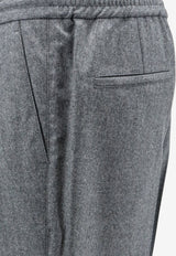 Brunello Cucinelli Elastic-Waist Drawstring Pants Gray ME226E1710C003_GRIGIOMEDIO_70014675