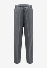 Brunello Cucinelli Elastic-Waist Drawstring Pants Gray ME226E1710C003_GRIGIOMEDIO_70014675