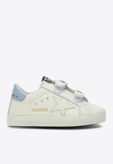 Golden Goose DB Kids Babies School Leather Sneakers and Socks Gift Set - Set of 3 Blue GIF00534F007129/T_GOLDE-11409