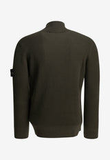 Stone Island Zip-Up Ribbed Cardigan Gray L2S155100017S00C2V0078_a370648d-2d07-43dd-bfa0-4b599b45e3f4