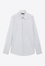 Dolce & Gabbana Double-Collar Striped Shirt White G5OU9TFR54E/T_DOLCE-S8051
