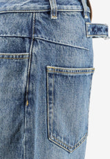 The Attico Faded Barrel-Leg Denim Pants Blue 261WCP00321DDD122AA024_skyblu_70166725