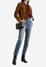 Saint Laurent Knitted Cashmere and Silk Top Bordeaux 858704YAPK2_6001