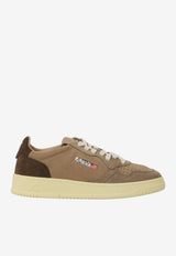 Autry Medalist Suede Low-Top Sneakers Brown AULM-TS-41