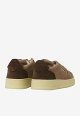 Autry Medalist Suede Low-Top Sneakers Brown AULM-TS-41