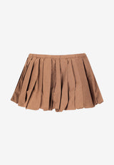 Miu Miu Vichy Check Mini Skirt Beige MG2723SOOO19OS_F0QB7