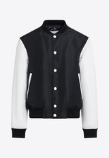 Givenchy Satin Varsity Bomber Jacket Multicolor BM01HM166P/T_GIV-411