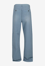 Miu Miu Twill Wide-Leg Pants Blue MP1970SOOO19R3_F0637