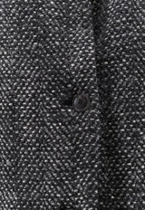 Isabel Marant Etoile Drogo Single-Breasted Mélange Blazer Gray VE0040FFD3E02E02AN_ANTHRACITE_70014303