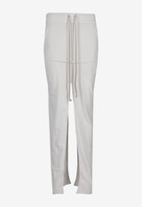 Rick Owens DRKSHDW Sliced Pillar Skirt White DS01F4341RN_51