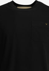 Valentino VLTN Crewneck T-shirt Black 9V3MG10VBGR0NO_1c590e64-ec1d-4b45-ba7e-5e3e713289b3