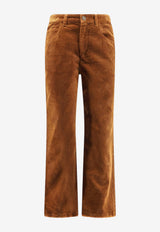 Isabel Marant Etoile Ruthie Corduroy Pants Caramel PA0708FAD3G02E50CA_CARAMEL_70014455