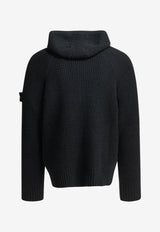 Stone Island Ribbed Knit Zip-Up Cardigan Black L2S155100005S0N17V0029_cd89729c-660d-4be6-a950-28dc85dde87b