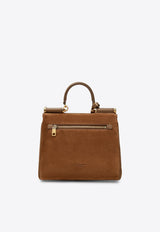 Dolce & Gabbana My Sicily Leather Handbag Camel BB7781BO903/T_DOLCE-8Y121