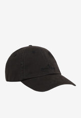 Stone Island Embroidered Logo Baseball Cap Black L2S159100007S0106V0029_BLACK_70224405
