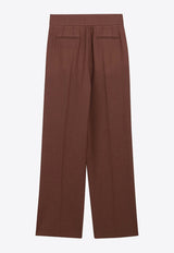 Valentino Wool Tailored Pants Brown 9B3RB766AB3/T_VALE-1YF