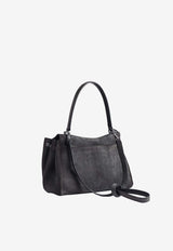 Balenciaga Small Rodeo Suede Shoulder Bag Gray 7897792AB4G1143_STORMGREY_70224458