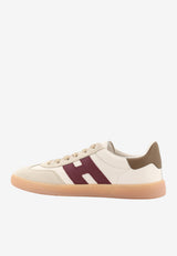 Hogan H-Stripes Leather Low-Top Sneakers White HXM6470FB60UHC964Q_White_70224482