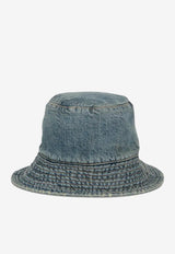Rick Owens DRKSHDW Washed Denim Bucket Hat Blue DA01F4479DWB_06