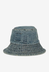 Rick Owens DRKSHDW Washed Denim Bucket Hat Blue DA01F4479DWB_06