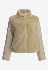 Herno Resort High-Neck Faux Fur Coat Beige GI00054DR128961985_0ac72d93-7e1e-4a9b-a73d-146bbea47ebe